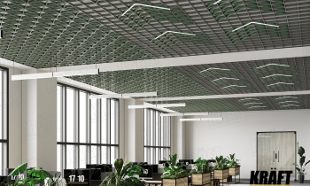 New product: triangle open cell ceiling is now available to order